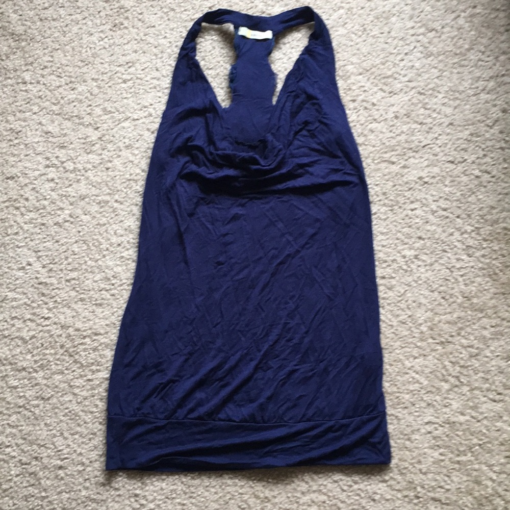 Embroidered flower tank top